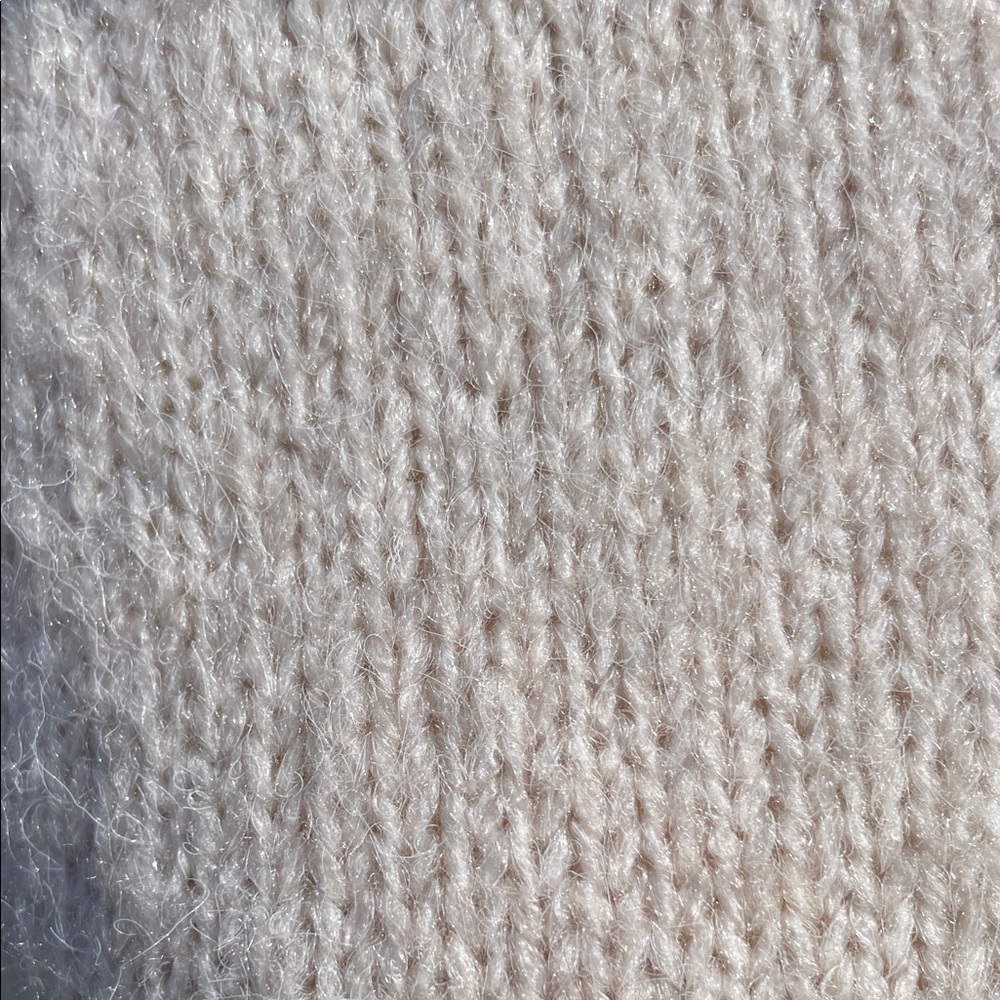 Dear John Cozy Cream Oversized Turtleneck Sweater - Picture 4 of 10